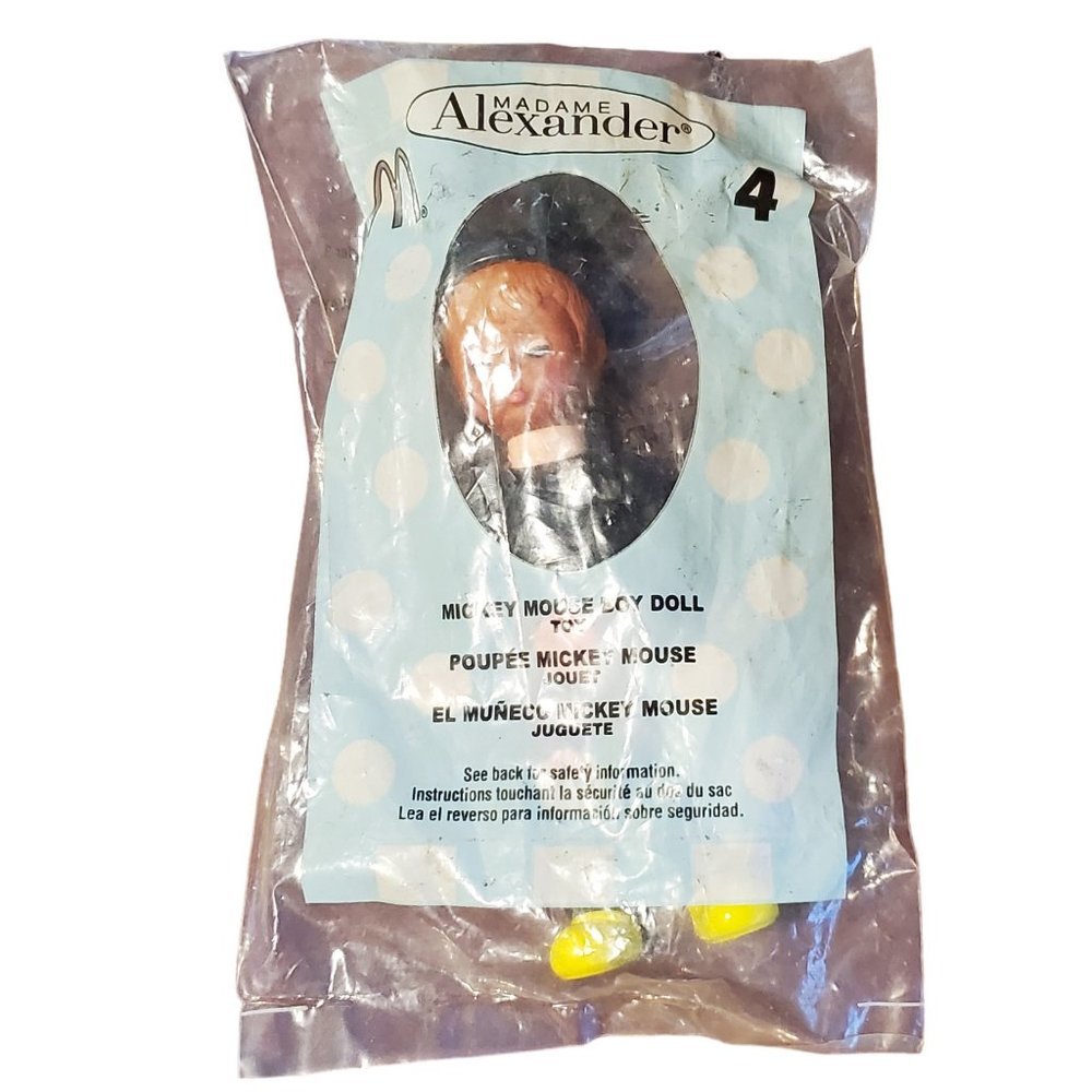McDonald's Madame Alexander Mickey Mouse Boy Doll New in Bag 4